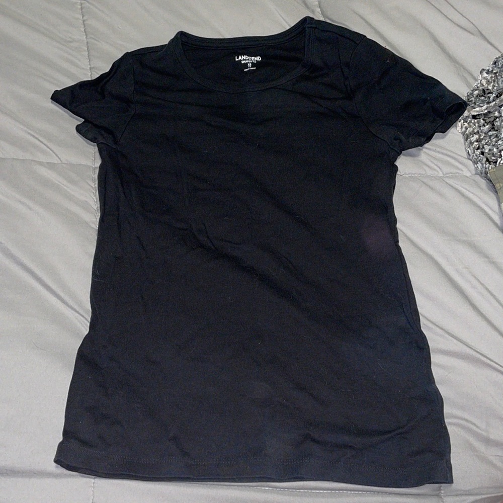 lands end short sleeve shirt- size x-small